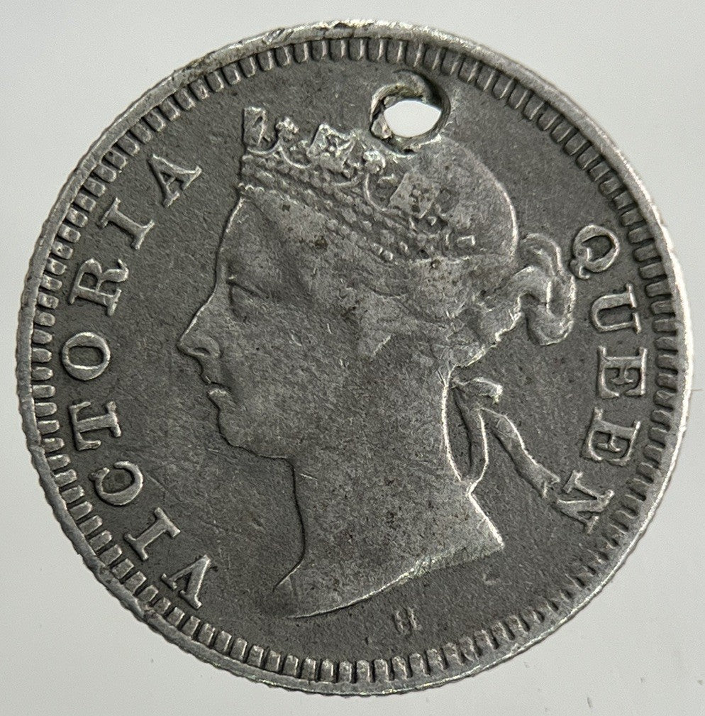 1889 Mauritius 10 Cents Silver Coin | Fine Collectable Grade