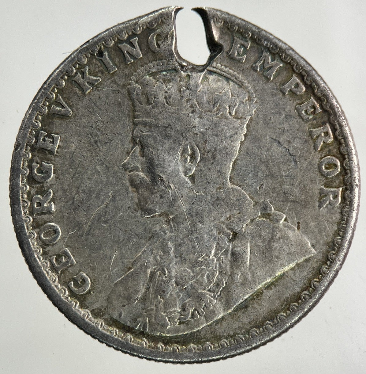 1919 India 1/2 Half Rupee Silver Coin | Collectable Grade