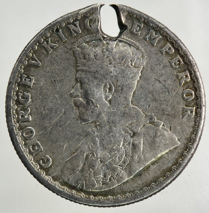 1919 India 1/2 Half Rupee Silver Coin | Collectable Grade