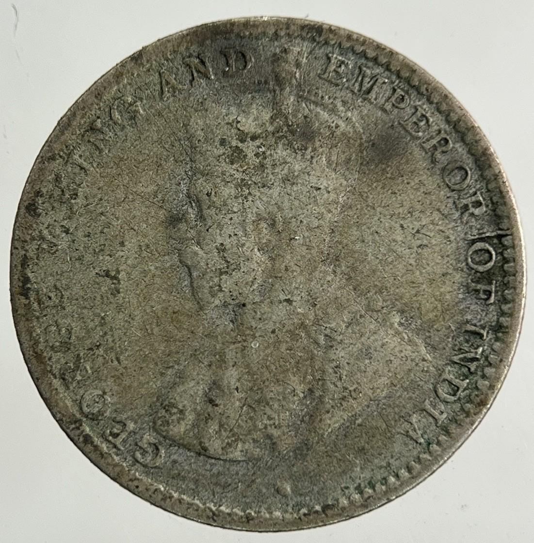 1925 Ceylon 10 Cents Silver Coin | Fair Grade