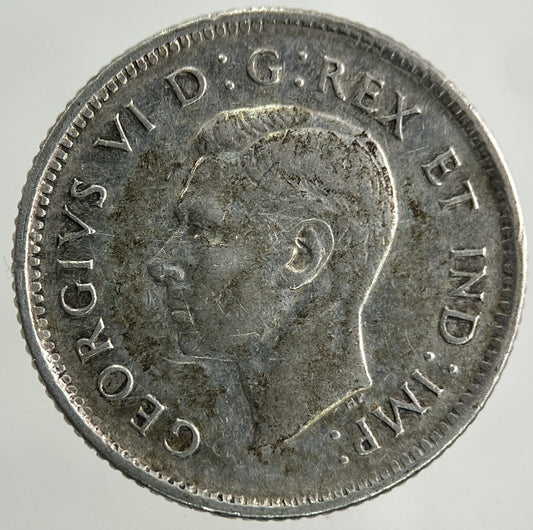 1947 Canada 10 Cents Silver Coin | Fine Collectable Grade