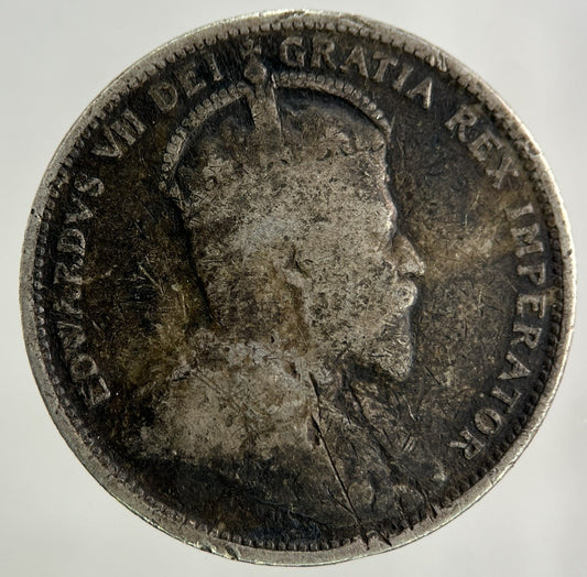 1907 Canada 25 Cents Silver Coin | Collectable Grade