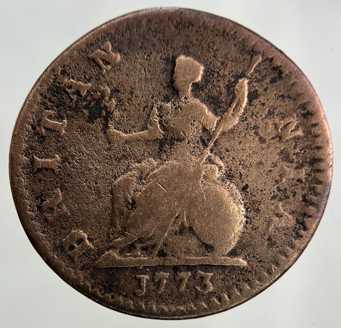 1773 George III 3rd Farthing Coin | Fine Collectable Grade