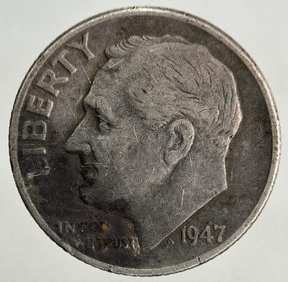 1947 US USA Roosevelt Dime Silver Coin | Collectable Grade