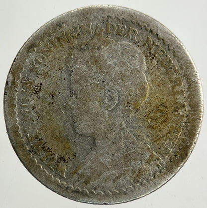Netherlands 10 Cents Silver Coin | Fair Grade