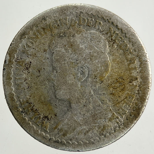 Netherlands 10 Cents Silver Coin | Fair Grade