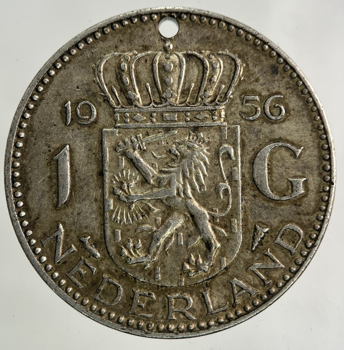 1956 Netherlands 1 Gulden Silver Coin | Fine Collectable Grade