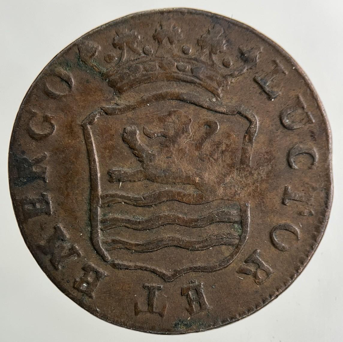 1794 Netherlands 1 Duit Coin | Fine Collectable Grade