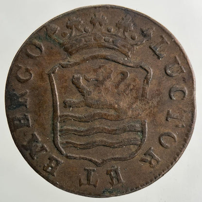 1794 Netherlands 1 Duit Coin | Fine Collectable Grade