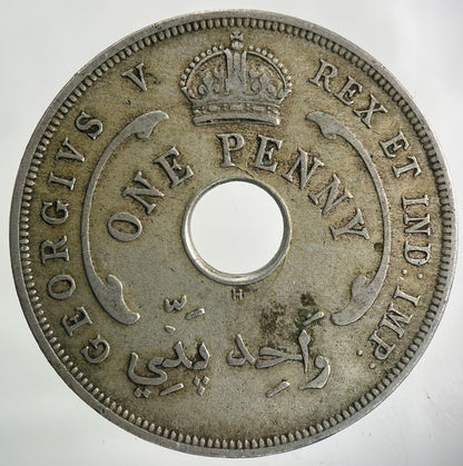 1919 West Africa One Penny Coin | Fine Collectable Grade