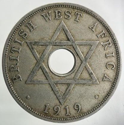1919 West Africa One Penny Coin | Fine Collectable Grade
