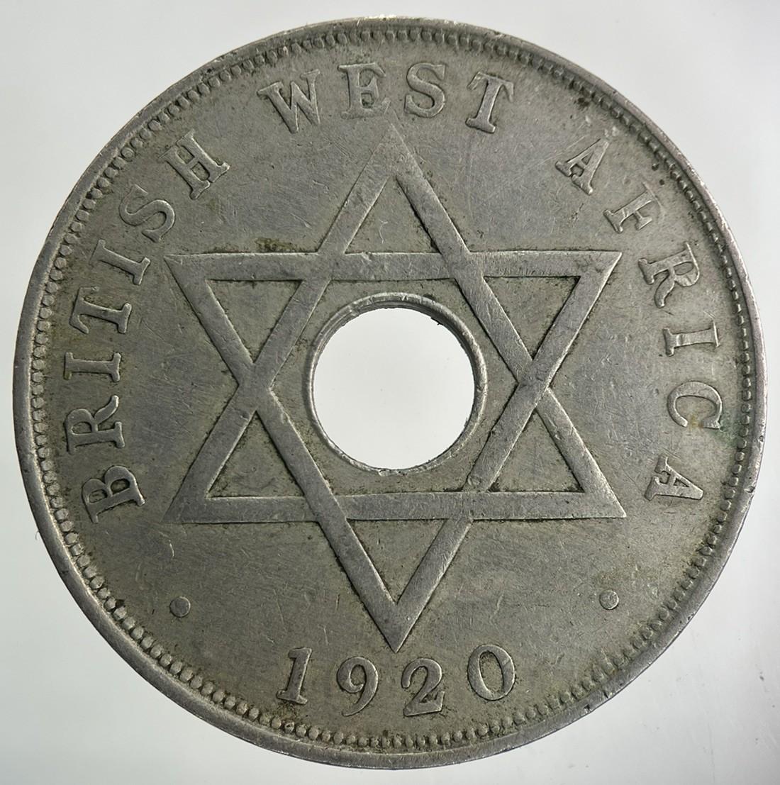 1920 West Africa One Penny Coin | Fine Collectable Grade