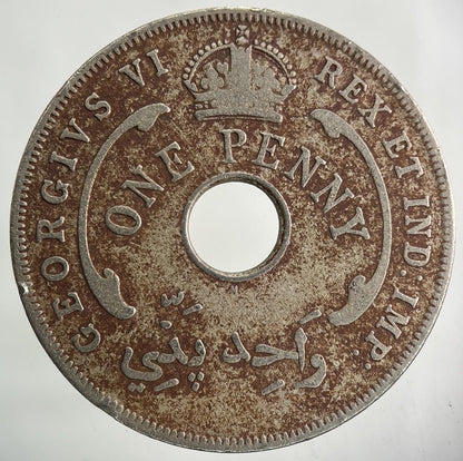 1945 West Africa One Penny Coin | Collectable Grade