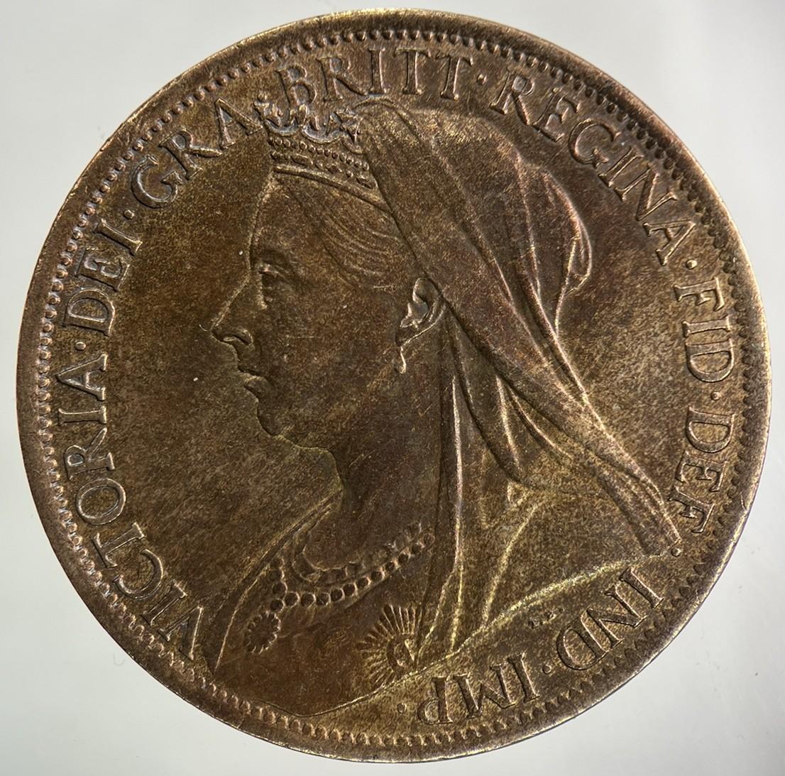 1901 Victoria One Penny Coin | Very High Grade