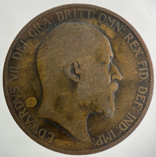 1906 Edward VII One Penny Coin | Collectable Grade