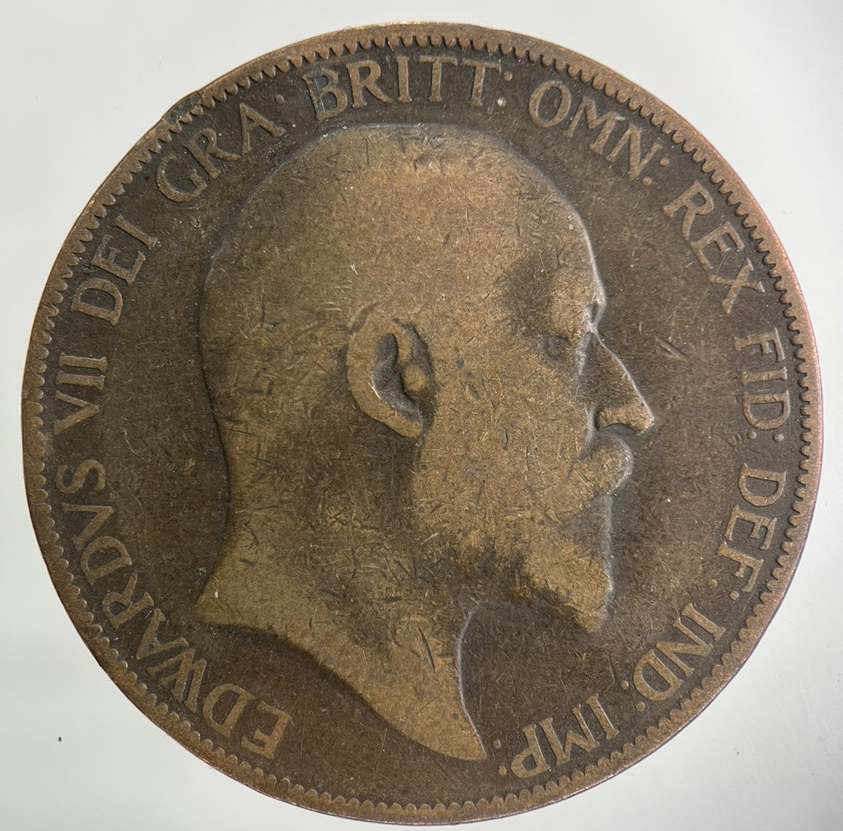 1906 Edward VII One Penny Coin | Collectable Grade