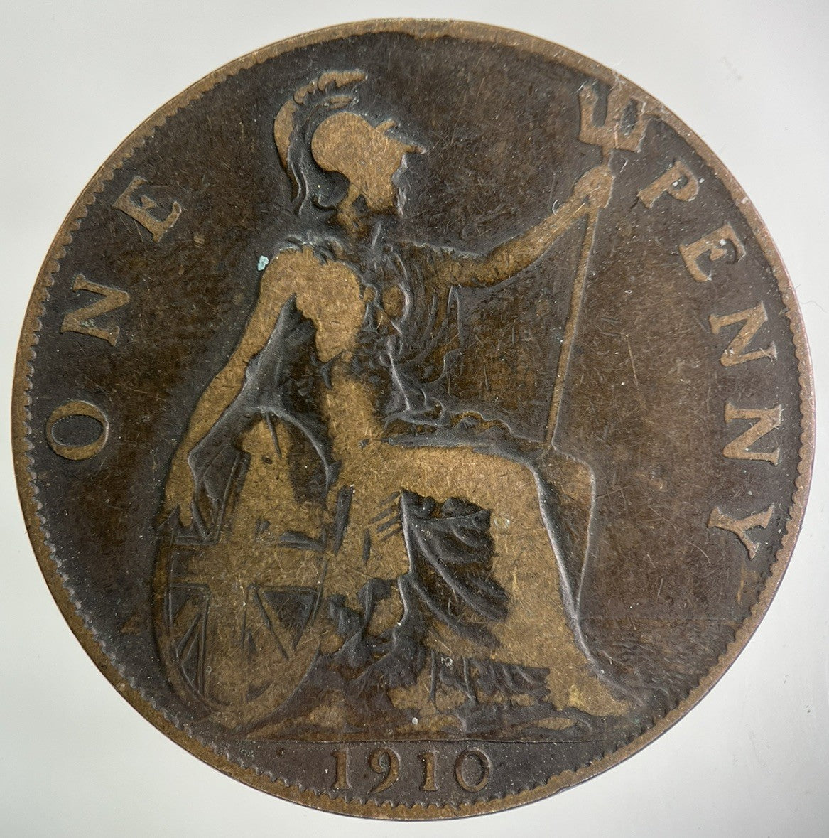 1910 Edward VII One Penny Coin | Collectable Grade