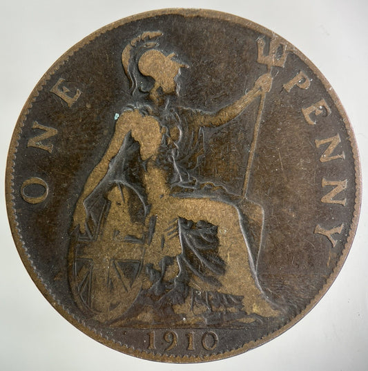 1910 Edward VII One Penny Coin | Collectable Grade