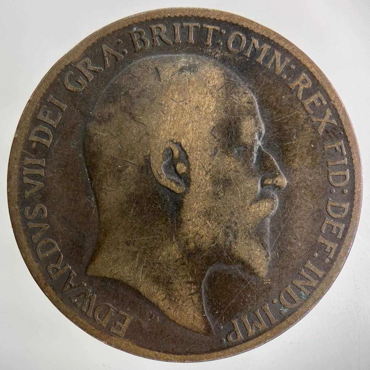 1910 Edward VII One Penny Coin | Collectable Grade