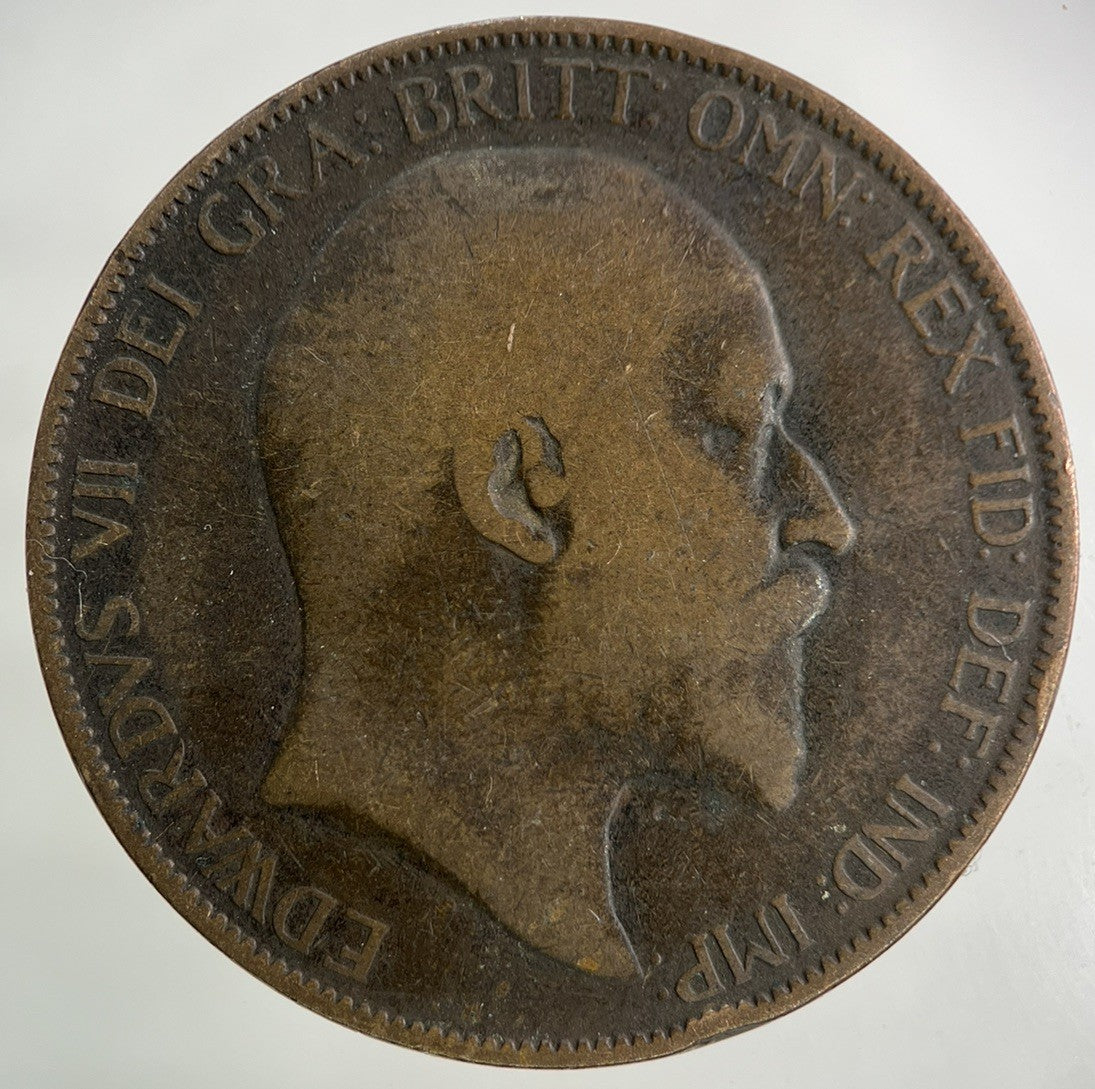 1907 Edward VII One Penny Coin | Collectable Grade