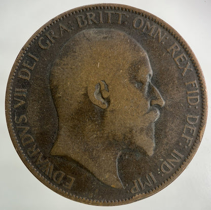 1907 Edward VII One Penny Coin | Collectable Grade