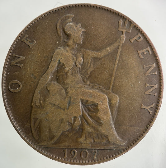 1907 Edward VII One Penny Coin | Collectable Grade