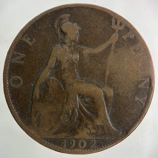 1902 Edward VII One Penny Coin | Collectable Grade