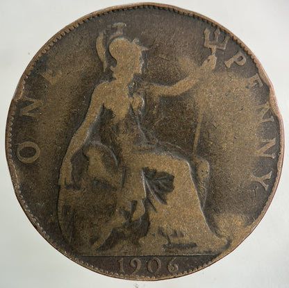 1906 Edward VII One Penny Coin | Collectable Grade