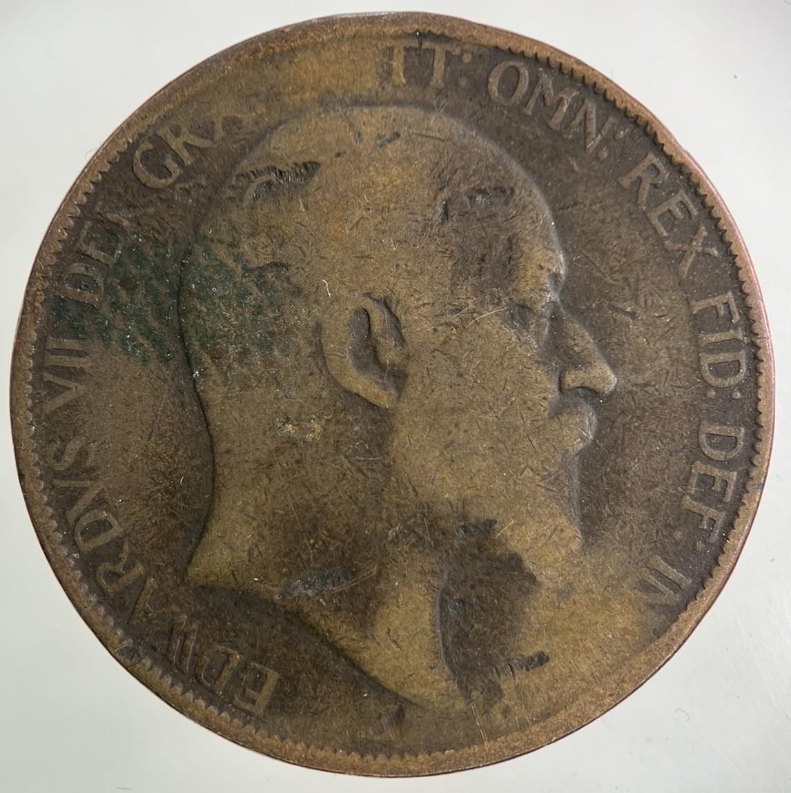 1906 Edward VII One Penny Coin | Collectable Grade