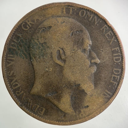 1906 Edward VII One Penny Coin | Collectable Grade