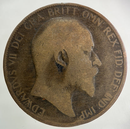 1906 Edward VII One Penny Coin | Collectable Grade