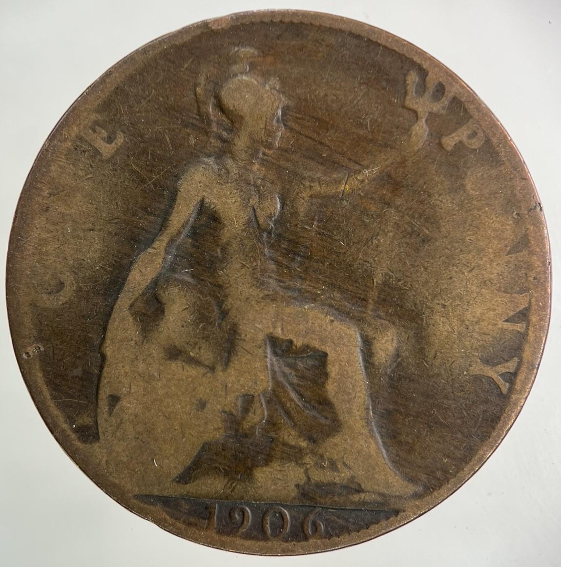 1906 Edward VII One Penny Coin | Collectable Grade