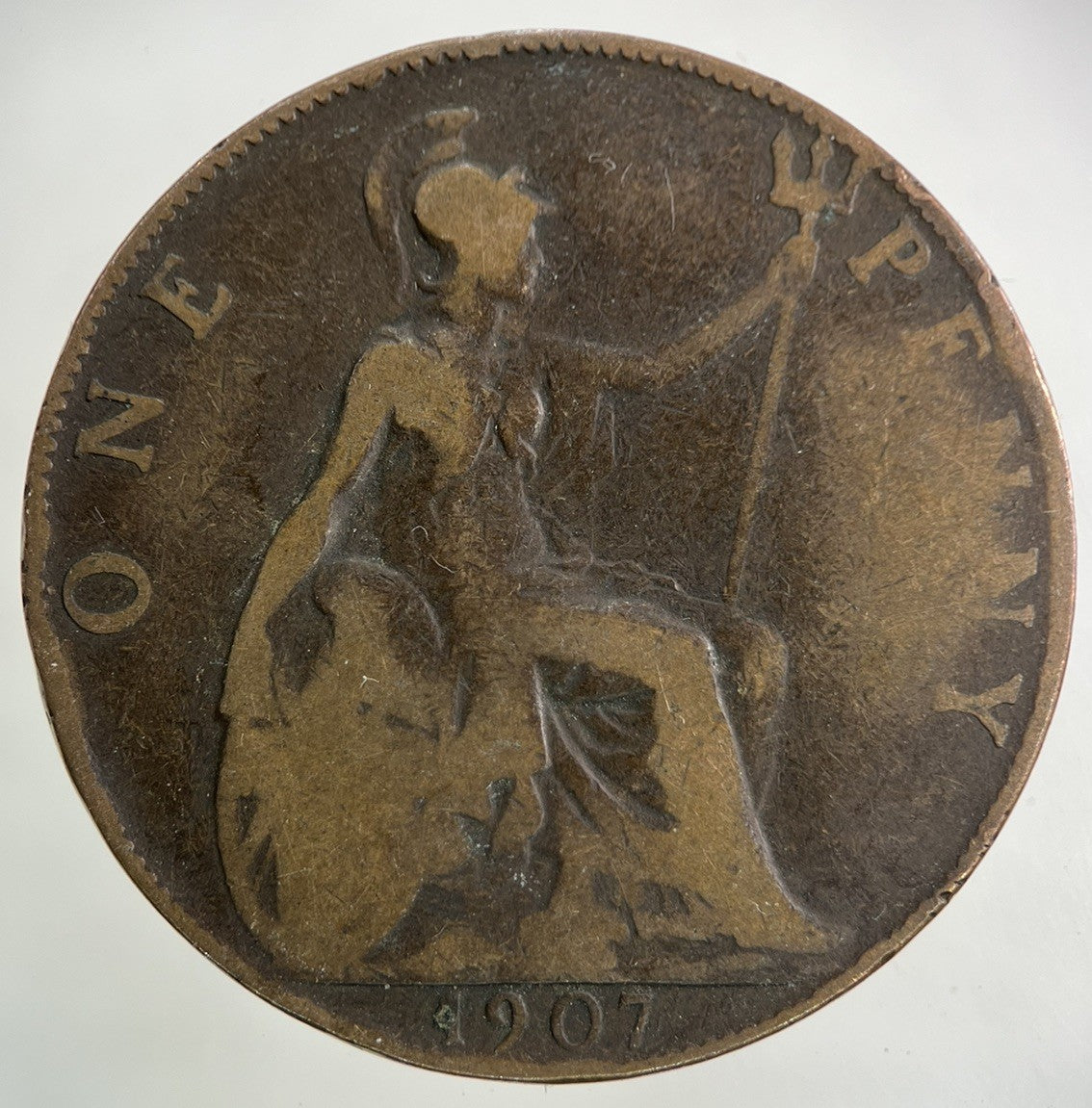 1907 Edward VII One Penny Coin | Collectable Grade