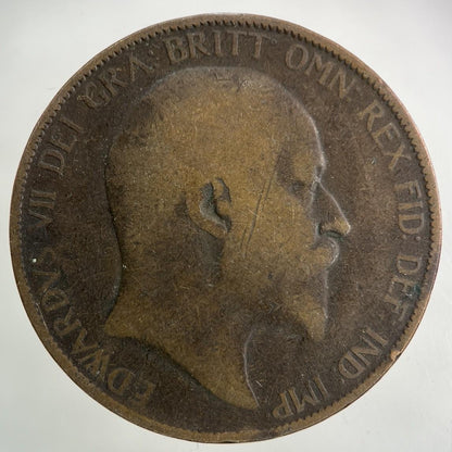 1907 Edward VII One Penny Coin | Collectable Grade