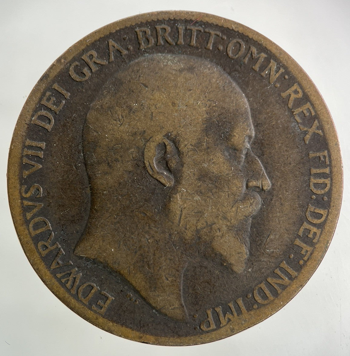 1910 Edward VII One Penny Coin | Collectable Grade