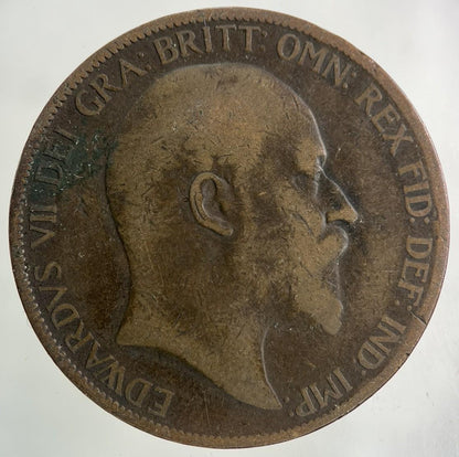 1903 Edward VII One Penny Coin | Collectable Grade