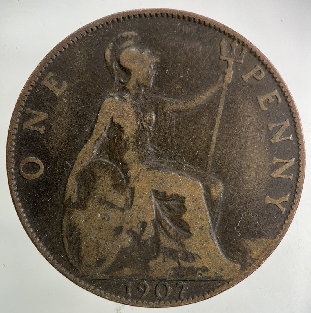 1907 Edward VII One Penny Coin | Collectable Grade