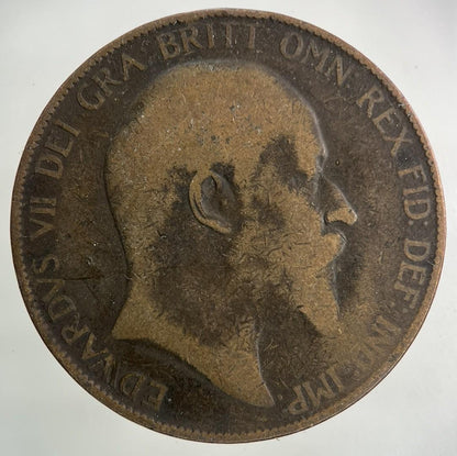 1907 Edward VII One Penny Coin | Collectable Grade