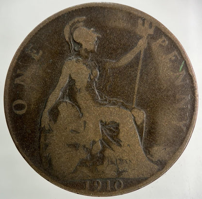 1910 Edward VII One Penny Coin | Collectable Grade