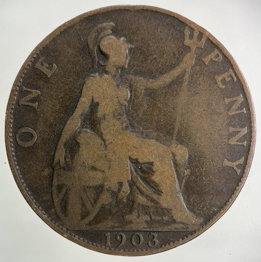 1903 Edward VII One Penny Coin | Collectable Grade