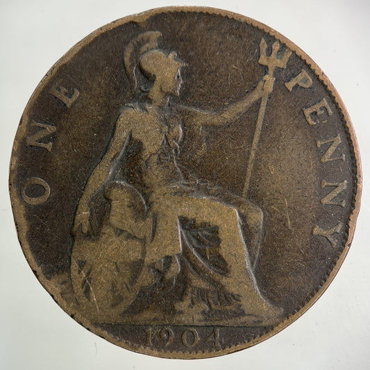1904 Edward VII One Penny Coin | Collectable Grade