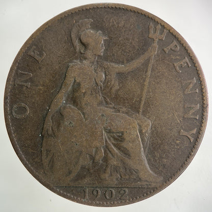 1902 Edward VII One Penny Coin | Collectable Grade