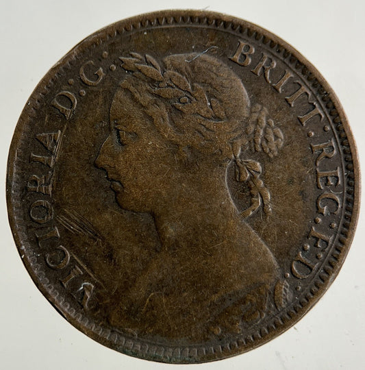 1893 Victoria Farthing Coin | Fine Collectable Grade