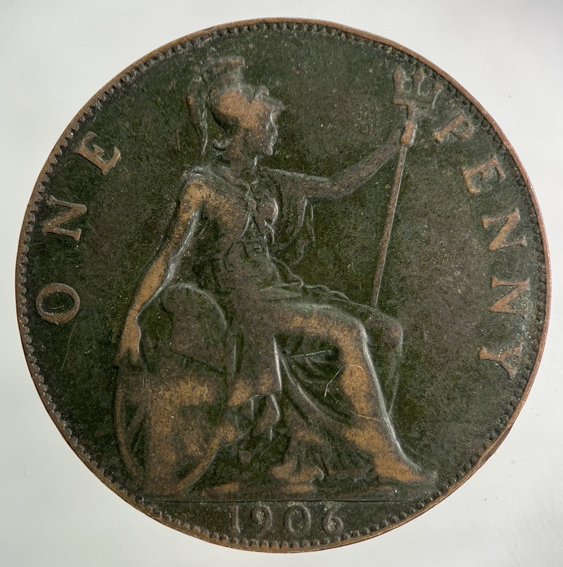 1906 Edward VII One Penny Coin | Fine Collectable Grade