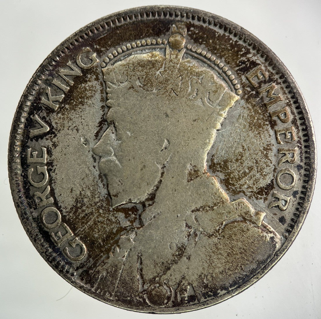 1935 New Zealand Half-Crown Silver Coin | Collectable Grade