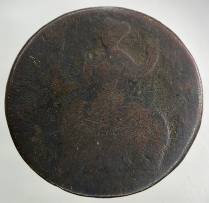 British George II 2nd Half-Penny Coin | Fair Grade