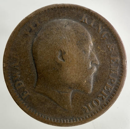 1910 India One 1/4 Quarter Anna Coin | Collectable Grade