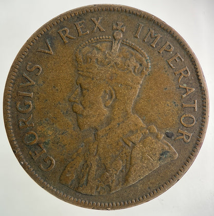 1934 South Africa One Penny Coin | Collectable Grade