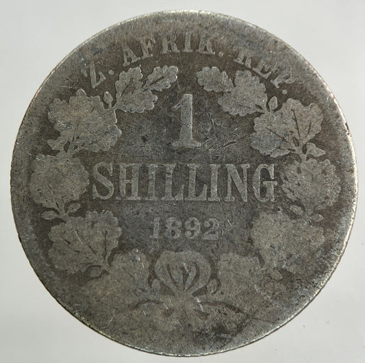 1892 South Africa One Shilling Silver Coin | Collectable Grade