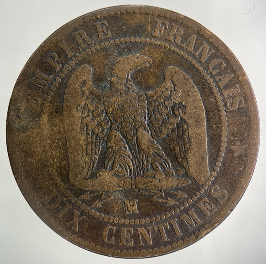 1855 France 10 Centimes Coin | Collectable Grade